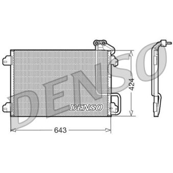 Condenseur, climatisation DENSO OEM 7700434883