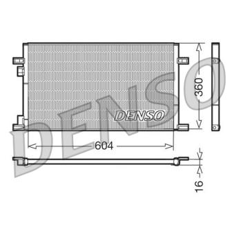 Condenseur, climatisation DENSO OEM 7701045346
