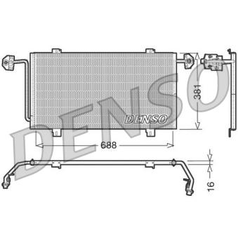 Condenseur, climatisation DENSO OEM 4500909
