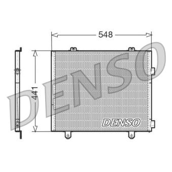 Condenseur, climatisation DENSO DCN23025