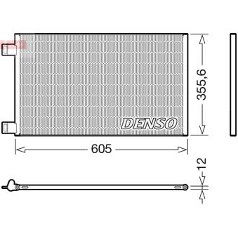 Condenseur, climatisation DENSO DCN23041