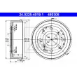 Tambour de frein ATE [24.0225-4019.1]