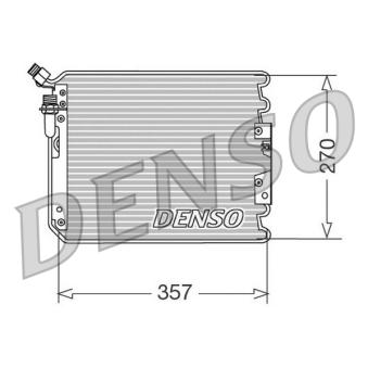 Condenseur, climatisation DENSO DCN28001