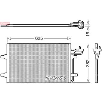 Condenseur, climatisation DENSO OEM 30755665