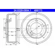 ATE 24.0228-0004.1 - Tambour de frein