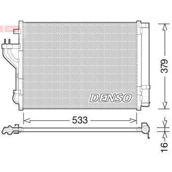 Condenseur, climatisation DENSO OEM 976062Y001 Condenseur, climatisation DENSO OEM 976062Y001