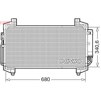 Condenseur, climatisation DENSO DCN45014