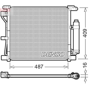 Condenseur, climatisation DENSO OEM 921001FE0B