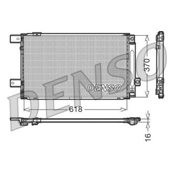 Condenseur, climatisation DENSO OEM 8845005170