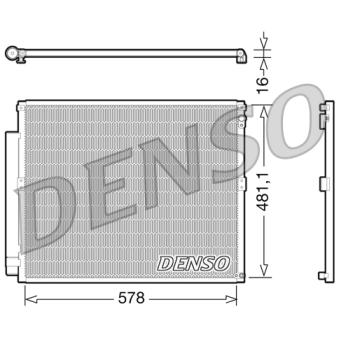 Condenseur, climatisation DENSO [DCN50017]