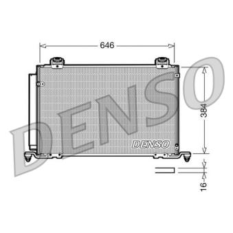 Condenseur, climatisation DENSO OEM 8845005110