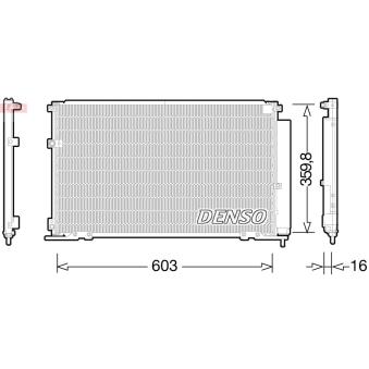Condenseur, climatisation DENSO OEM 8846052130 Condenseur, climatisation DENSO OEM 8846052130