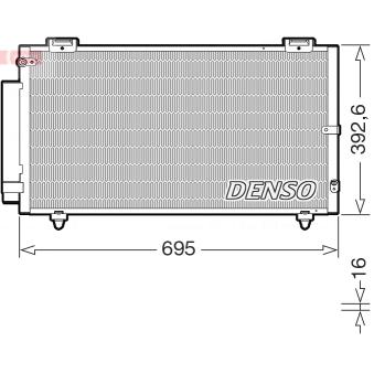 Condenseur, climatisation DENSO OEM 8846012540