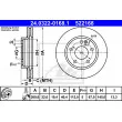 ATE 24.0322-0168.1 - Jeu de 2 disques de frein avant