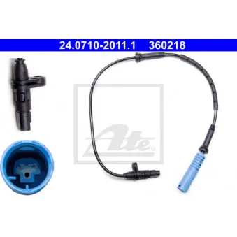Capteur, vitesse de roue ATE OEM 34526752016