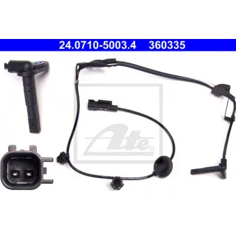 Capteur, vitesse de roue ATE OEM 4670A583