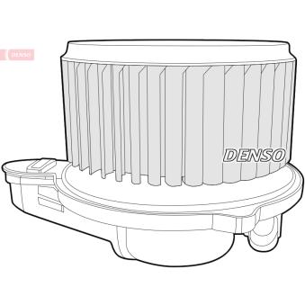 Pulseur d'air habitacle DENSO DEA02006