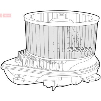 Pulseur d'air habitacle DENSO DEA07013