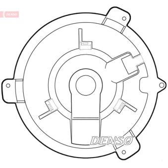 Pulseur d'air habitacle DENSO DEA09041