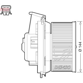 Pulseur d'air habitacle DENSO OEM 6441J9