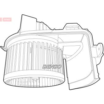 Pulseur d'air habitacle DENSO DEA23004