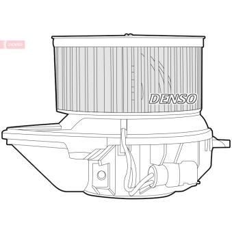 Pulseur d'air habitacle DENSO DEA23008