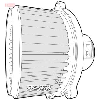 Pulseur d'air habitacle DENSO DEA43008