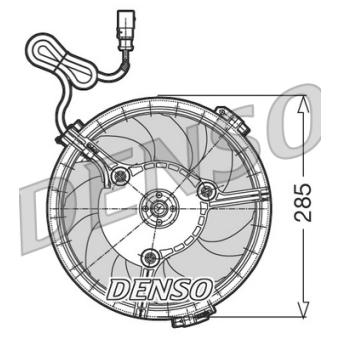 Ventilateur, refroidissement du moteur DENSO OEM 8D0959455D