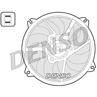 Ventilateur, refroidissement du moteur DENSO OEM 125395