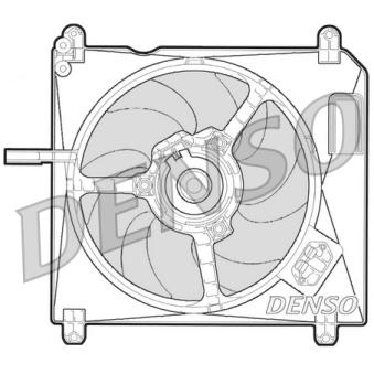 Ventilateur, refroidissement du moteur DENSO OEM 46472586