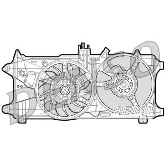 Ventilateur, refroidissement du moteur DENSO OEM 51718487
