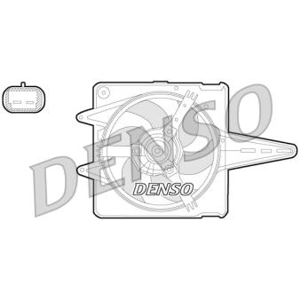 Ventilateur, refroidissement du moteur DENSO [DER09056]