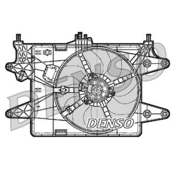Ventilateur, refroidissement du moteur DENSO [DER09083]