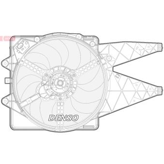 Ventilateur, refroidissement du moteur DENSO OEM 55701372