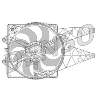 Ventilateur, refroidissement du moteur DENSO OEM 51831012
