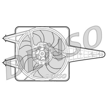 Ventilateur, refroidissement du moteur DENSO DER13203