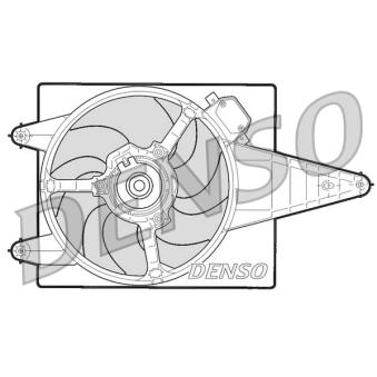 Ventilateur, refroidissement du moteur DENSO DER13204