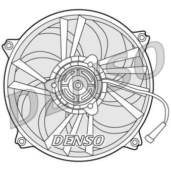 Ventilateur, refroidissement du moteur DENSO [DER21014]