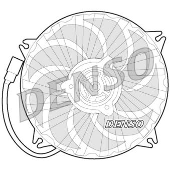 Ventilateur, refroidissement du moteur DENSO DER21017 pour MAZDA 323 1.9 D - 70cv