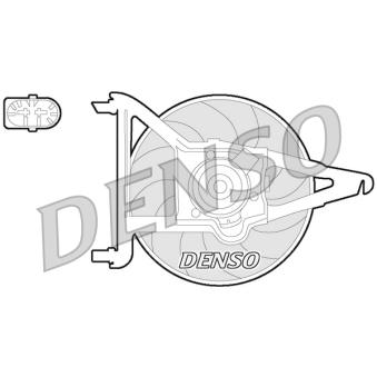 Ventilateur, refroidissement du moteur DENSO [DER21021]