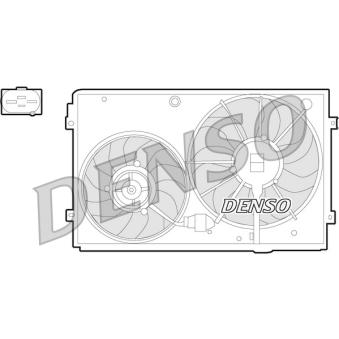 Ventilateur, refroidissement du moteur DENSO OEM 1K0959455BC