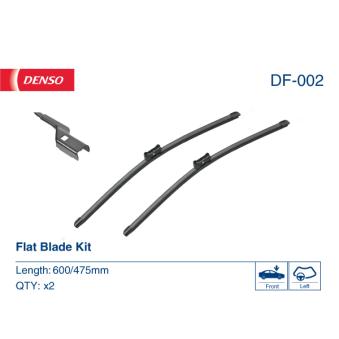 Kit balais d'essuie-glace DENSO DF-002 pour RENAULT R19 2.0 TDI - 110cv