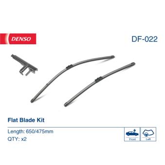 Kit balais d'essuie-glace DENSO DF-022 pour HYUNDAI GENESIS 2.0 TDCi - 110cv