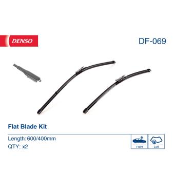 Kit balais d'essuie-glace DENSO DF-069 pour RENAULT AUSTRAL 1.4 TB - 135ch)