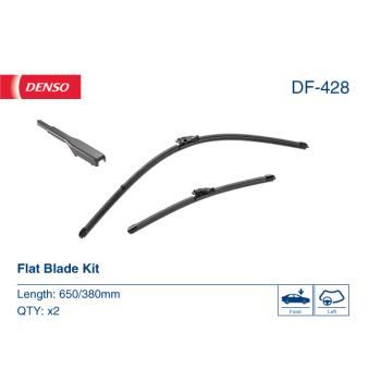 Kit balais d'essuie-glace DENSO DF-428 pour MERCEDES-BENZ CLASSE C 1.5 dCi 110 - 110cv