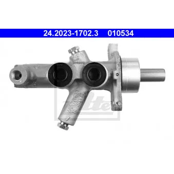 Maître-cylindre de frein ATE 24.2023-1702.3