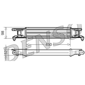 Intercooler, échangeur DENSO [DIT01001]