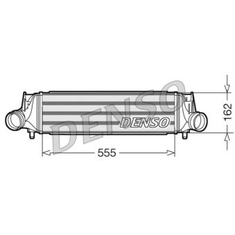 Intercooler, échangeur DENSO DIT02035 Intercooler, échangeur DENSO DIT02035