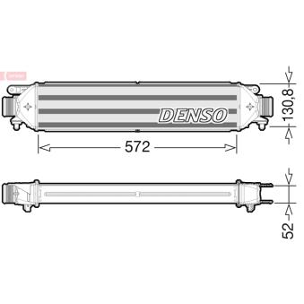 Intercooler, échangeur DENSO OEM 52018046 Intercooler, échangeur DENSO OEM 52018046