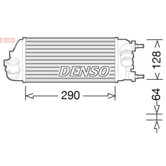 Intercooler, échangeur DENSO OEM 51930049